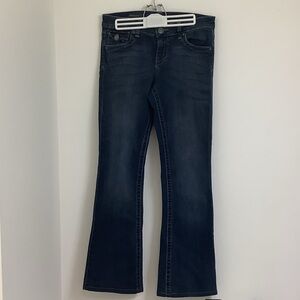 Kut from the Kloth Dark Blue High Rise Bootcut Jeans size 8
